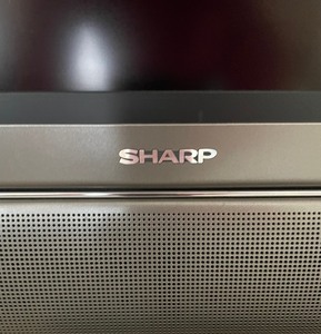 lot 182 image: Sharp 31 Inch Aquos Liquid Crystal TV with Swivel Stand and Remote