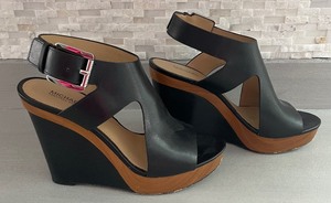 lot 239 image: Michael Kors Leather Sling Back Sandals