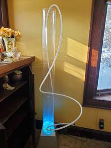 lot 25 image: Aqua Floor Lamp