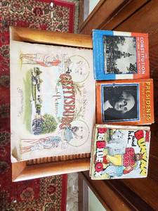 lot 27 image: Collection Of VintageAntique Books