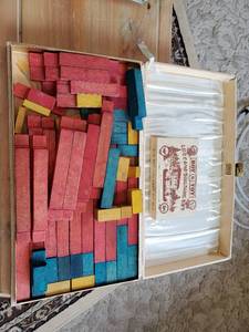lot 36 image: Roy Toy Log Camp Building Set #1