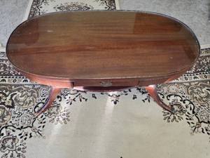 lot 47 image: Glass Top Coffee Table