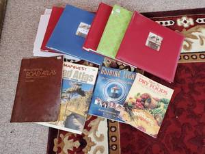 lot 55 image: Collection Of Books, Atlases, Photo Albums