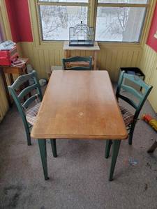 lot 75 image: Table With Four Chairs