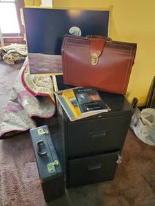 lot 106 image: Filing Cabinet And More