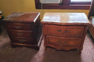 lot 110 image: Two Nightstands