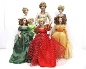 lot 22 image: Collection of Large 1980s PRINCESS DIANA etc Dolls