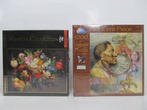 lot 23 image: 2 Brand New Sealed 1000 Piece Puzzles