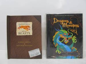 lot 27 image: 2 New Robert Sabuda Pop-Up Books - Prehistoric Mega Beasts & Dragons & Monsters