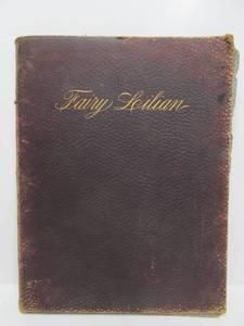 lot 29 image: Wonderful Large Antique Illustrated Leatherbound Book - Fairy Lilian