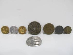 lot 73 image: Estate Lot of Assorted Old Coins Tokens etc