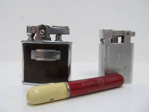 lot 74 image: 3 Vintage Cigarette Lighters
