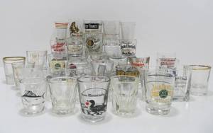 lot 79 image: Collection of Vintage etc Shot Glasses