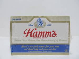 lot 83 image: NOS Vintage HAMMS Beer Bottle Labels