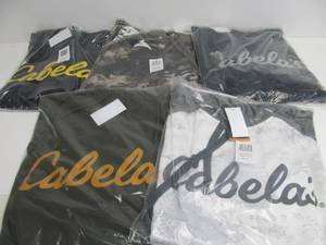 lot 65 image: Lot of 5 Brand New Cabelas Hooded Sweatshirts - Size XL