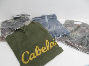 lot 66 image: Lot of 4 Brand New Cabelas Hooded Sweatshirts - Size XL