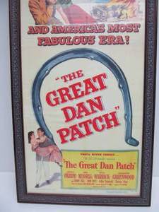 lot 197 image: The Great DAN PATCH Contemporary Framed Movie Poster