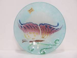 lot 172 image: MURANO Art Glass Butterfly Bowl