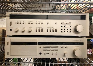 lot 179 image: Working Set of HARMAN KARDON Stereo Equipment Model HK 590i Receiver & CD 91 Cassette Deck
