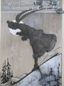 lot 223 image: Original 1910s Illustration Artwork for Spalding Sporting Goods