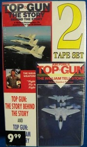 Brand New Top Gun The Story Behind the Story and Top Gun The William Tell Story (2 Pack VHS)