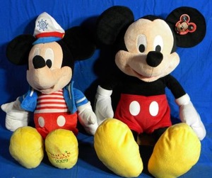 Set of 2 Plush Mickeys