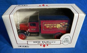 ERTL 9055 134 Die Cast Anheuser Bush Inc 1931 Delivery Truck Bank