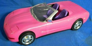 Vintage Barbie Mattel Hot Pink Convertible Retro