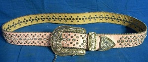Pink Studded Belt ML 30-32