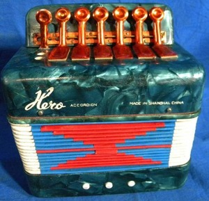 Vintage Hero Brand Childs Accordion