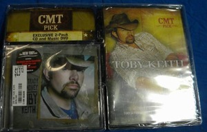 Brand New CMT Pick Exclusive 2-pack CD And Music DVD, Toby Keith (C7)