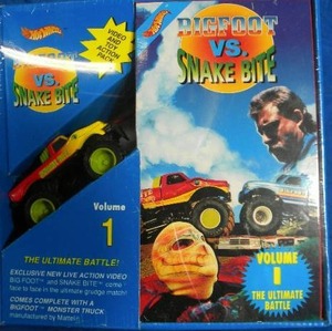 Brand New - Sealed Bigfoot vs. Snakebite Ultimate Video and Toy Action Pack