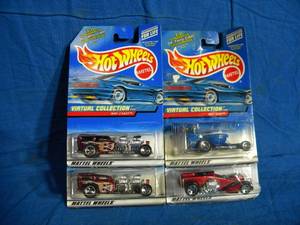Lot of 4 Brand New Virtual Collection Hot Wheels Cars