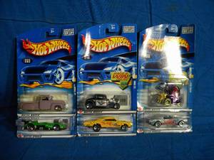 Brand New Lot of 6 Hot Wheels Cars 2000 & 2001