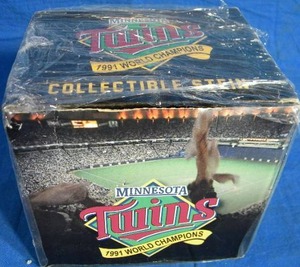 Sealed 1991 Minnesota Twins World Champions Collectible Stein