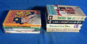 Brand New - Sealed 4 DVDs and 4 VHS