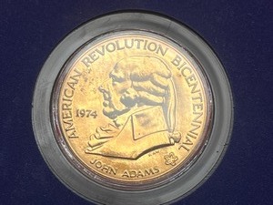 1974 Commemorative Medal John Adams...