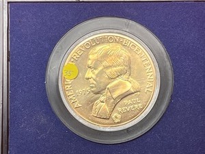 1975 Paul Revere Medal & Story With...