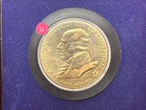 1974 John Adams Medal With Story & ...