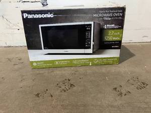 Panasonic 2.2 cu. ft. Countertop Microwave in Stainless Steel Built-in with Cyclonic Wave Inverter Technology and Sensor Cook
