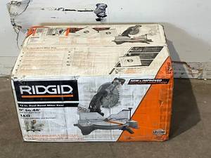 Ridgid 15 Amp Corded 12 in. Dual Bevel Miter Saw with LED Cutline Indicator