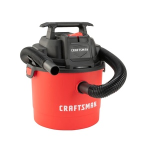 lot 53 image: CRAFTSMAN 2.5-Gallons 2-HP Corded WetDry Shop Vacuum with Accessories Included