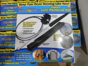 lot 55 image: (24) - DRYER MAX Dryer Lint Removal Kit Vacuum Attachment