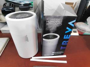 lot 1 image: TREVA Night Light Rechargeable Humidifier