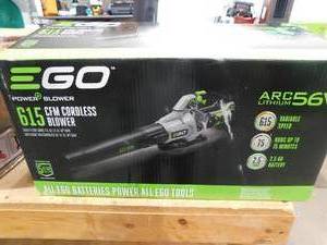 lot 8 image: EGO POWER 56-volt 615-CFM 170-MPH Brushless Handheld Cordless Electric Leaf Blower 2.5 Ah (Battery & Charger Included)