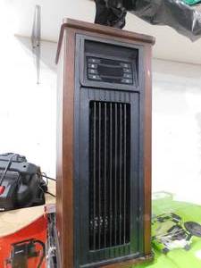 lot 9 image: Utilitech 1500-Watt Infrared Tower Indoor Electric Space Heater with Thermostat