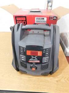 lot 85 image: Schumacher Electric Schumacher Pro Automotive 12-Volt 1200 Peak Amp Jump Starter and Portable Power Station with 100-PSI Air Compressor