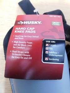lot 86 image: 2 pairs Husky Hard Cap Knee Pads