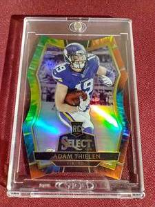lot 31 image: 2016 Panini Tie-Dye Adam Thielen Rookie Card #d25 - WOW
