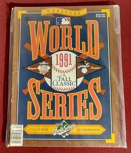 lot 36 image: 1991 World Series Program